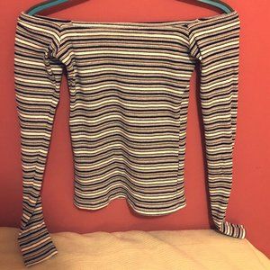 Off the Shoulder Long Sleeve